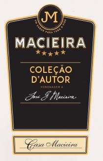 M MACIEIRA COLECAO D'AUTOR