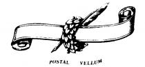 POSTAL VELLUM