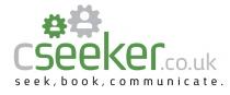 cSeeker.co.uk seek, book, communicate.