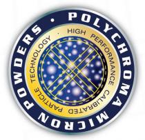 Polychroma Micron Powders High Performance Calibrated Particle Technology