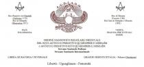 ORDINE MASSONICO REGOLARE ORIENTALE DEL RITO ANTICO E PRIMITIVO DI MEMPHIS E MISRAÏM Sovrano Santuario Italinao Sovrano Santuario Internazionale Ritoprimitivo dei Filadelfi ( Narbonne 1779) Rito di Memphis (Montauban 1815) PACE TOLLERANZA LIBERA MURA