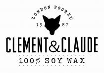 Clement & Claude London Poured 1987 100% Soy Wax