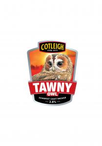 COTLEIGH ESTD 1979 TAWNY OWL SOMERSET CRAFT BREWER ALC 3.8% VOL