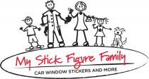 My Stick Figure Family Car window stickers and more