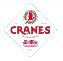 Cranes of Cambridge Original Cranberry Sparkling Alcoholic Cranberry Drink Serve Chilled 275Ml Alc 4% Vol