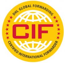 CIF DHL GLOBAL FORWARDING CERTIFIED INTERNATIONAL FORWARDER