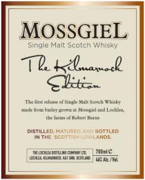 MOSSGIEL The Kilmarnock Edition