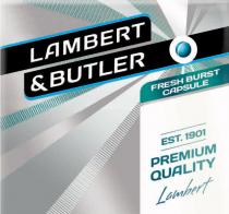 LAMBERT & BUTLER FRESH BURST CAPSULE EST. 1901 PREMIUM QUALITY LAMBERT