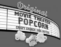 Original MOVIE THEATER POPCORN CRISPY CRUNCH REAL BUTTER