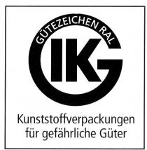 IKG GÜTEZEICHEN RAL Kunststoffverpackungen für gefährliche Güter