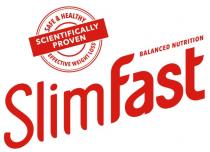 SlimFast BALANCED NUTRITION SAFE & HEALTHY SCIENTIFICALLY PROVEN EFFECTIVE WEIGHT LOSS