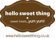 Hello Sweet Thing, sweet treats...yum yum! www.hellosweetthing.co.uk