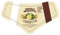 BIRRA MORETTI CHINOTTO BEVANDA RINFRESCANTE CON 100% CHINOTTI ITALIANI