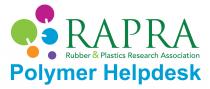 RAPRA Rubber & Plastics Research Association Polymer Helpdesk