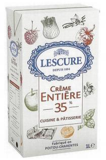 LESCURE DEPUIS 1884 CREME ENTIERE