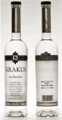 KRAKUS EXCLUSIVE NOBLE POLISH VODKA WÓDKA