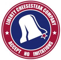 LIBERTY CHEESESTEAK COMPANY ACCEPT NO IMITATIONS