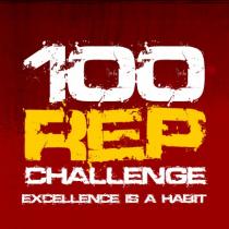 100 REP CHALLENGE EXCELLENCE IS A HABIT