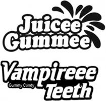 Juicee Gummee Vampireee Teeth Gummy Candy