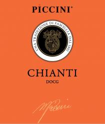 PICCINI UNA TRADIZIONE DI FAMIGLIA DAL 1882 CHIANTI DOCG