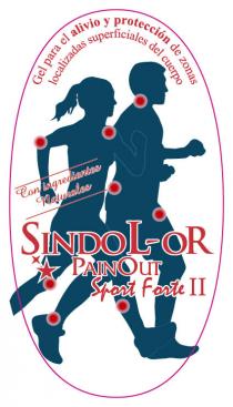 SINDOL-OR PAINOUT SPORT FORTE II Gel para el alivio y proteccion de zonas localizadas superficiales del cuerpo Con ingredientes naturales