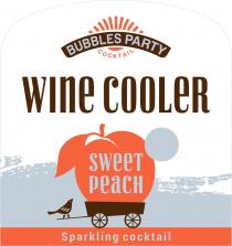 BUBBLES PARTY COCKTAIL WINE COOLER SWEET PEACH SPARKLING COCKTAIL