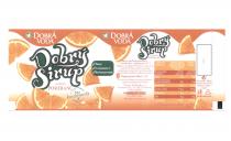 DOBRÁ VODA Dobrý Sirup s příchutí pomeranč DOBRÁ VODA Dobrý Sirup s příchutí pomeranč bez konzervantů Hustý S vitaminem C Bez konzervantů