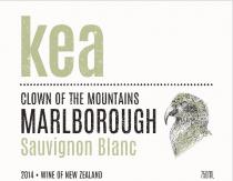 kea CLOWN OF THE MOUNTAINS MARLBOROUGH Sauvignon Blanc 2014 WINE OF NEW ZEALAND 750ml