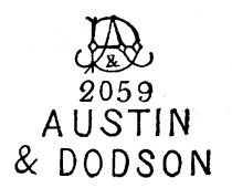 A & D 2059 AUSTIN & DODSON