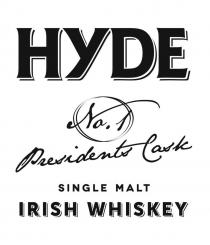 HYDE No. 1 Presidents Cask SINGLE MALT IRISH WHISKEY