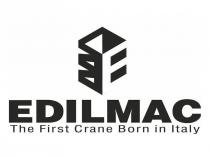 EDILMAC The First Crane Born in Italy