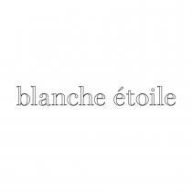 blanche étoile