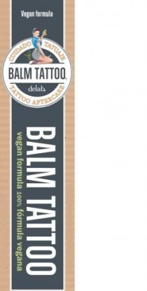 BALM TATTOO DELAB vegan formula 100% fórmula vegana