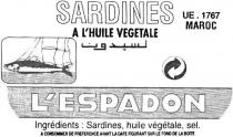 L'ESPADON SARDINES A L'HUILE VEGETALE