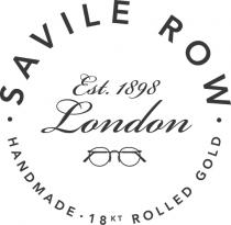 HANDMADE . 18KT ROLLED GOLD . SAVILE ROW . EST 1898 LONDON