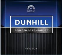 DUNHILL TOBACCO OF LONDON LTD FINE CUT 1A ST. JAMES'S ST. LONDON SW1