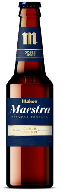 Mahou Maestra CERVEZA TOSTADA Maestros DOBLE LÚPULO Cerveceros