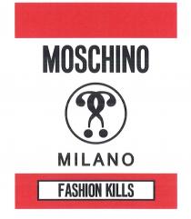 MOSCHINO MILANO FASHION KILLS