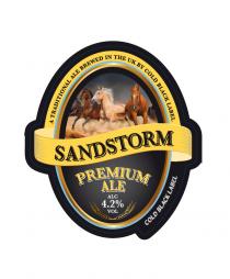 SANDSTORM PREMIUM ALE COLD BLACK LABEL