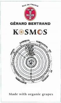 Sud de France GÉRARD BERTRAND KOSMOS Made with organic grapes