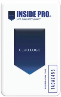 INSIDE PRO NFC CONNECTION KIT CLUB LOGO REGISTRATION CODE 1ADAZ455