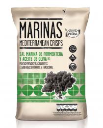 MARINAS MEDITERRANEAN CRISPS VICENTE VIDAL SAL MARINA DE FORMENTERA Y ACEITE DE OLIVA