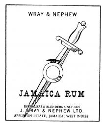 WRAY & NEPHEW JAMAICA RUM.