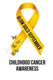 Glow Gold September-Childhood Cancer Awareness