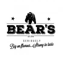 BEAR'S SERIOUSLY BIG ON FLAVOURS.. STRONG IN TASTE