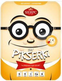 ser PiKSERKi BEZ LAKTOZY LACTOSE FREE SIERPC OD 1927 w plastrach czyli sliced! ZERO CUKRU BEZ CHEMII SAMA NATURA DUŻO WAPNIA ORAZ WITAMINA