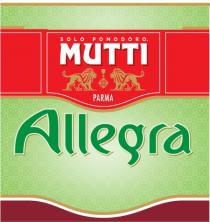 MUTTI ALLEGRA SOLO POMODORO. PARMA