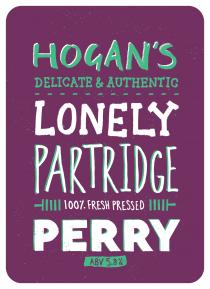 HOGAN'S DELICATE & AUTHENTIC LONELY PARTRIDGE PERRY