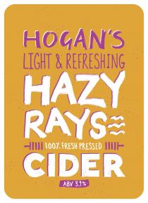 HOGAN'S HAZY RAYS CIDER