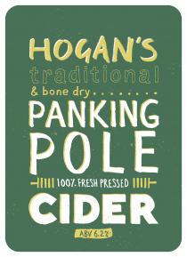 HOGAN'S traditional & bone dry PANKING POLE CIDER